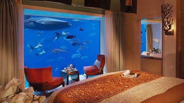 4 Bilik Tidur Hotel Dengan Pemandangan Bawah Laut Yang Menakjubkan Hotel-Atlantis-The-Palm-Dubai