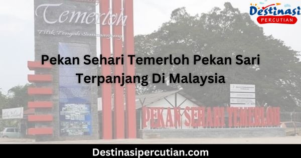 Pekan Sehari Temerloh Pekan Sari Terpanjang Di Malaysia